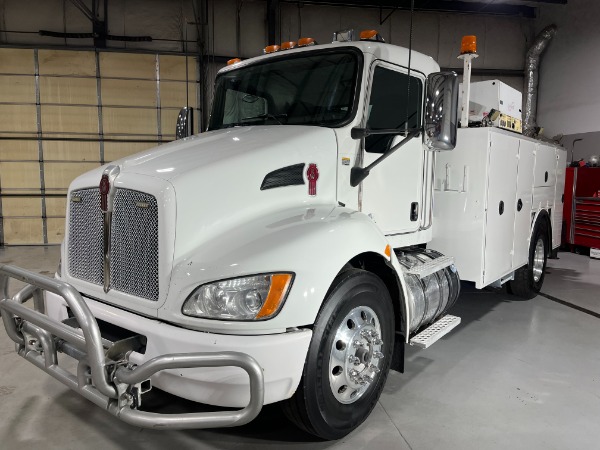 Used 2016 Kenworth T370 Service Truck with Crane for sale $89,800 at Chicago Motor Cars in West Chicago IL 60185 3