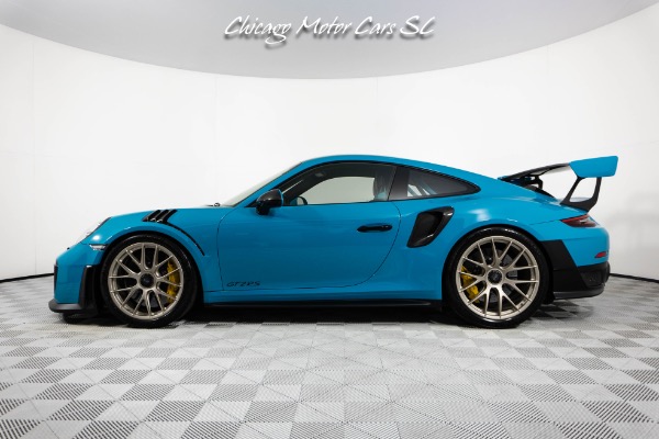 Used 2018 Porsche 911 GT2 RS Weissach Magnesium Wheels Full PPF Miami Blue Front Lift for sale Sold at Chicago Motor Cars in West Chicago IL 60185 3