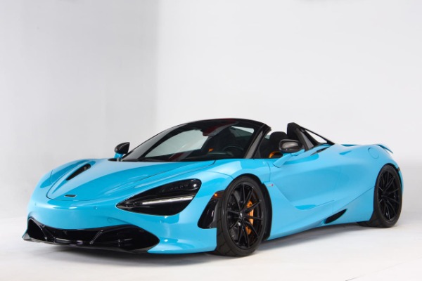 Used 2022 McLaren 720S Spider Performance MSO Bespoke Paint MSO Blackpack Electrochromic Roof Tons of CF for sale Sold at Chicago Motor Cars in West Chicago IL 60185 1