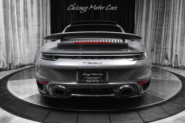 Used 2022 Porsche 911 Turbo S Coupe PTS Grigio Telesto Axle Lifter Burmester Sound Tons of Carbon Fiber for sale Sold at Chicago Motor Cars in West Chicago IL 60185 4