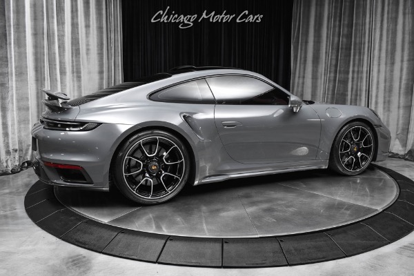 Used 2022 Porsche 911 Turbo S Coupe PTS Grigio Telesto Axle Lifter Burmester Sound Tons of Carbon Fiber for sale Sold at Chicago Motor Cars in West Chicago IL 60185 5