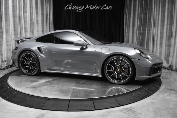 Used 2022 Porsche 911 Turbo S Coupe PTS Grigio Telesto Axle Lifter Burmester Sound Tons of Carbon Fiber for sale Sold at Chicago Motor Cars in West Chicago IL 60185 6