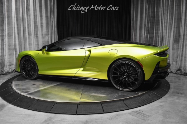 Used 2023 McLaren GT Elite Paint Flux Green Black Pack Carbon Fiber Interior Trim PPF Loaded for sale Sold at Chicago Motor Cars in West Chicago IL 60185 3