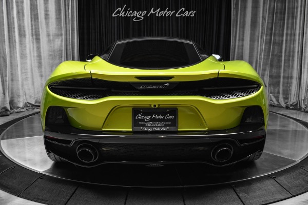 Used 2023 McLaren GT Elite Paint Flux Green Black Pack Carbon Fiber Interior Trim PPF Loaded for sale Sold at Chicago Motor Cars in West Chicago IL 60185 4