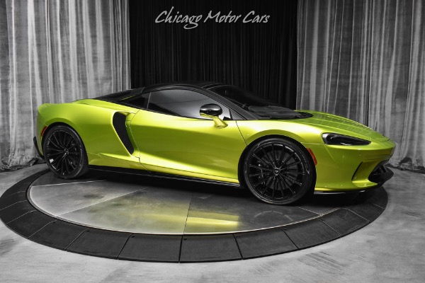 Used 2023 McLaren GT Elite Paint Flux Green Black Pack Carbon Fiber Interior Trim PPF Loaded for sale Sold at Chicago Motor Cars in West Chicago IL 60185 6