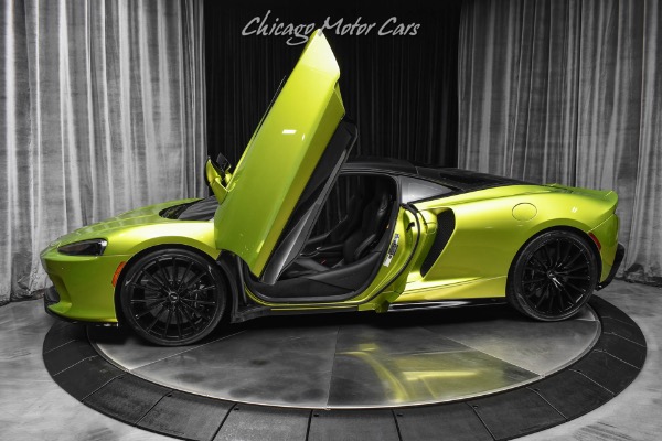 Used 2023 McLaren GT Elite Paint Flux Green Black Pack Carbon Fiber Interior Trim PPF Loaded for sale Sold at Chicago Motor Cars in West Chicago IL 60185 1