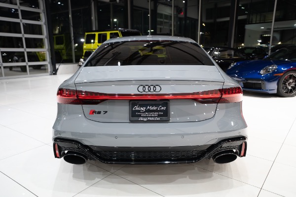 Used 2021 Audi RS 7 4.0T quattro Nardo Gray Black Optic Pkg Executive Pkg Unitronic Stg 2 for sale Sold at Chicago Motor Cars in West Chicago IL 60185 3