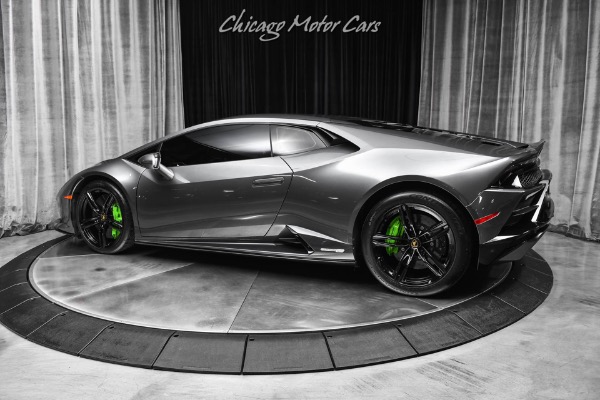 Used 2022 Lamborghini Huracan EVO Coupe Verded Faunus Accents Axle Lifter Tons of Forged Cabon Fiber PPF for sale Sold at Chicago Motor Cars in West Chicago IL 60185 3