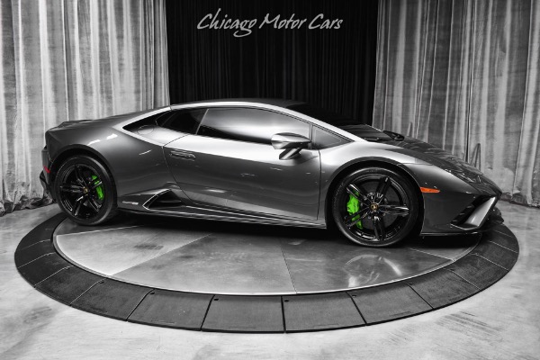Used 2022 Lamborghini Huracan EVO Coupe Verded Faunus Accents Axle Lifter Tons of Forged Cabon Fiber PPF for sale Sold at Chicago Motor Cars in West Chicago IL 60185 6