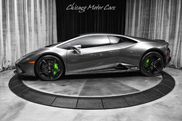 Used 2022 Lamborghini Huracan EVO Coupe Verded Faunus Accents Axle Lifter Tons of Forged Cabon Fiber PPF for sale Sold at Chicago Motor Cars in West Chicago IL 60185 1