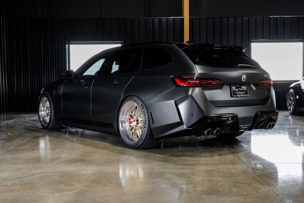 Used 2025 BMW M5 Wagon Frozen Deep Grey xDrive 5k Miles Upgrades Wheels SATIN PPF LOADED for sale Sold at Chicago Motor Cars in West Chicago IL 60185 4