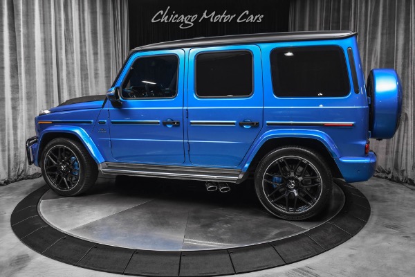 Used 2021 Mercedes-Benz G63 AMG 4Matic MANUFAKTUR South Sea Blue! Exclusive Interior Pkg Plus! for sale Sold at Chicago Motor Cars in West Chicago IL 60185 3