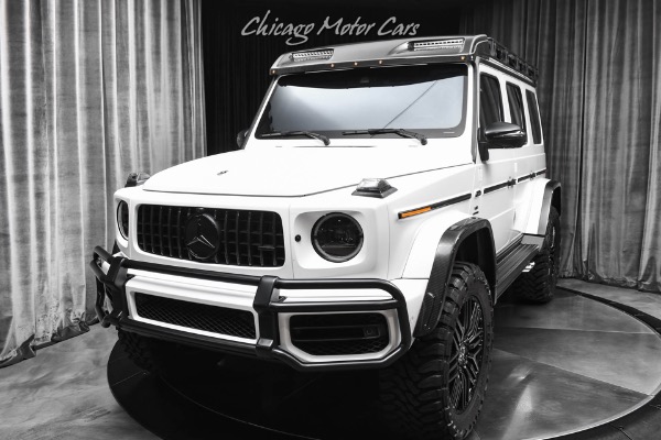 Used 2023 Mercedes-Benz AMG G63 4x4 Squared! Satin PPF Carbon Pieces Red Interior Roof Rack for sale Sold at Chicago Motor Cars in West Chicago IL 60185 2