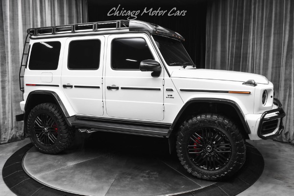 Used 2023 Mercedes-Benz AMG G63 4x4 Squared! Satin PPF Carbon Pieces Red Interior Roof Rack for sale Sold at Chicago Motor Cars in West Chicago IL 60185 6