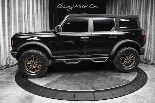 Used 2022 Ford Bronco Upgraded Wheels and Tires Running Boards HD Modular front Bumper for sale Sold at Chicago Motor Cars in West Chicago IL 60185 1
