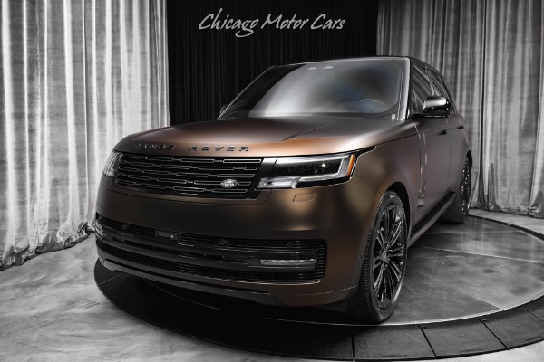 Used 2025 Land Rover Range Rover P530 SE Bespoke Full Extended Leather Satin Tourmaline Brown Wrap for sale Sold at Chicago Motor Cars in West Chicago IL 60185 2