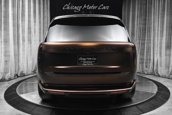 Used 2025 Land Rover Range Rover P530 SE Bespoke Full Extended Leather Satin Tourmaline Brown Wrap for sale Sold at Chicago Motor Cars in West Chicago IL 60185 4