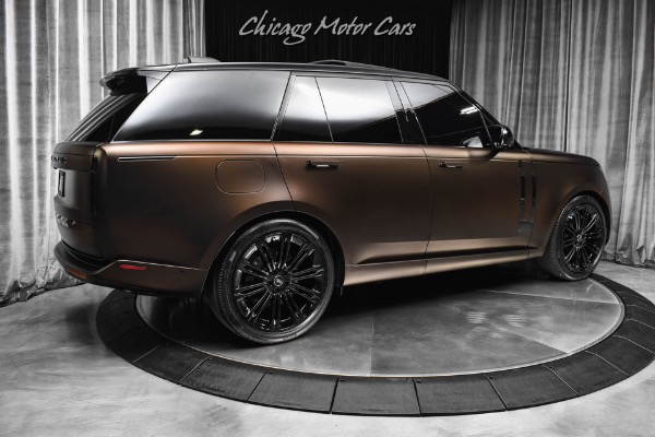 Used 2025 Land Rover Range Rover P530 SE Bespoke Full Extended Leather Satin Tourmaline Brown Wrap for sale Sold at Chicago Motor Cars in West Chicago IL 60185 5