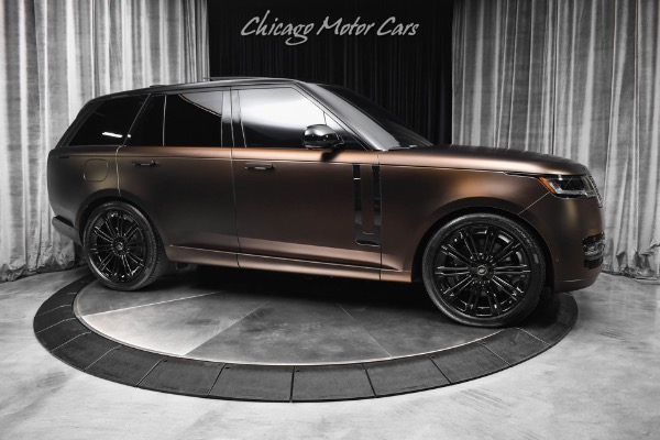 Used 2025 Land Rover Range Rover P530 SE Bespoke Full Extended Leather Satin Tourmaline Brown Wrap for sale Sold at Chicago Motor Cars in West Chicago IL 60185 6