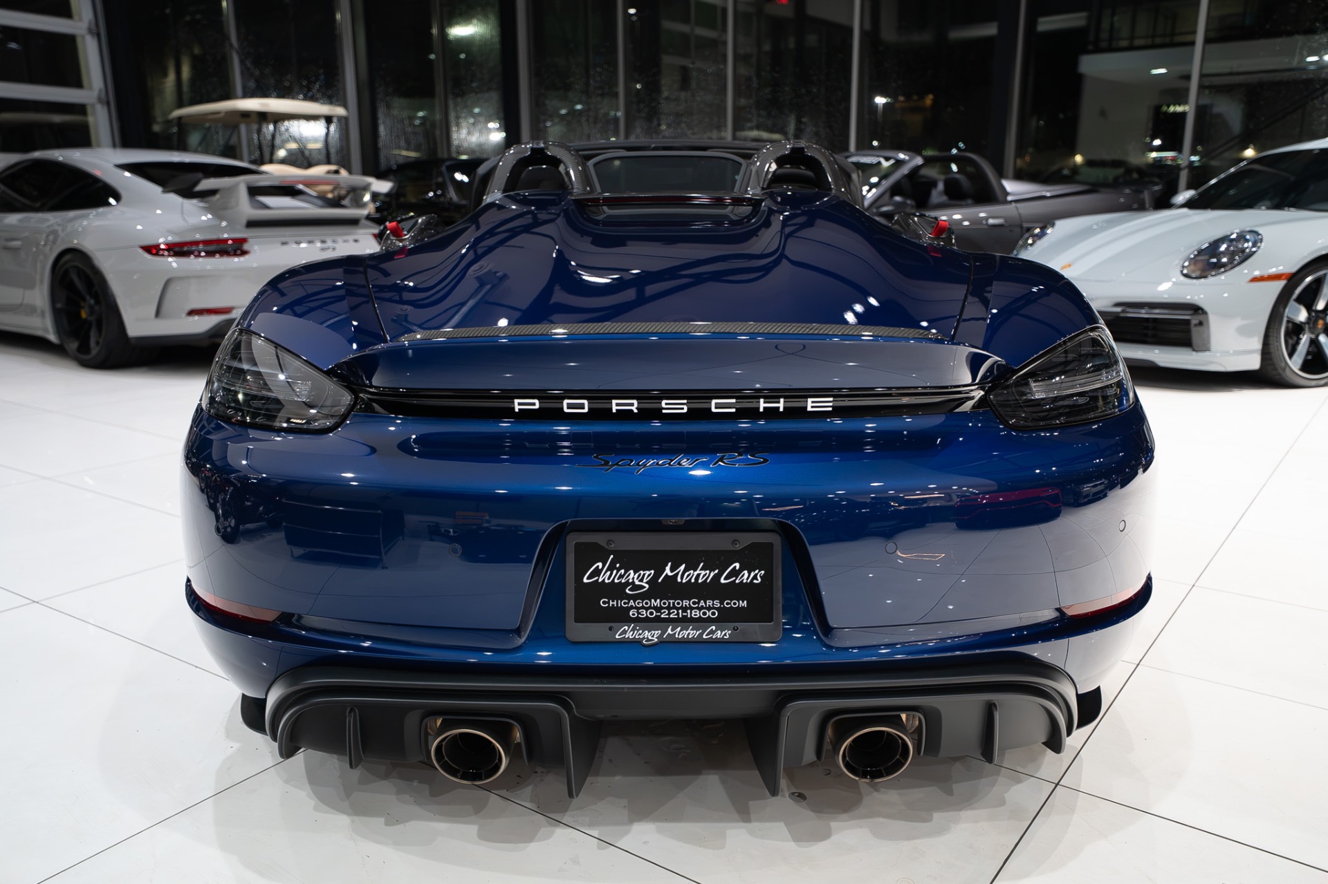 Used 2025 Porsche 718 Boxster Spyder RS Weissach LOW Miles Gentian
