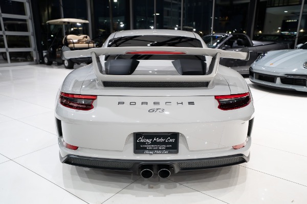 Used 2018 Porsche 911 GT3 6-Speed Chalk PCCB Carbon Bucket Seats PPF for sale Sold at Chicago Motor Cars in West Chicago IL 60185 3