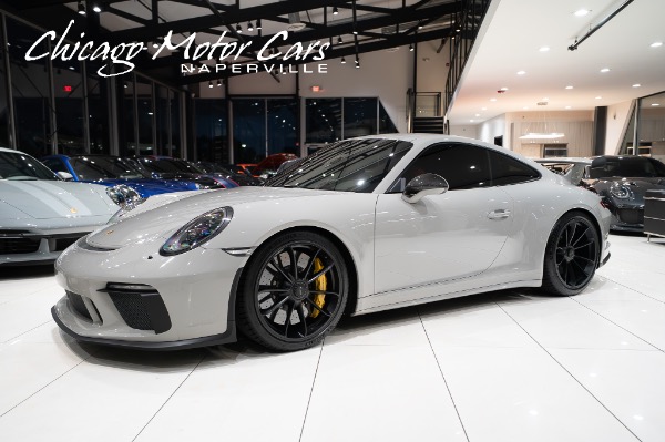 Used 2018 Porsche 911 GT3 6-Speed Chalk PCCB Carbon Bucket Seats PPF for sale Sold at Chicago Motor Cars in West Chicago IL 60185 1