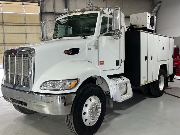 Used 2010 Peterbilt 335 Service Truck W/ Crane for sale Sold at Chicago Motor Cars in West Chicago IL 60185 1