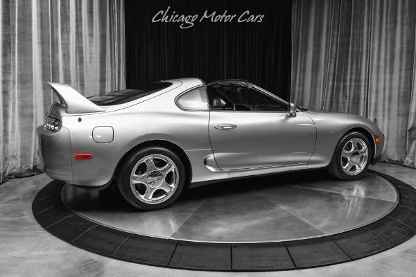 Used 1998 Toyota Supra Turbo 6 Speed Manual Transmission Completely Stock Quick Silver Metallic for sale Sold at Chicago Motor Cars in West Chicago IL 60185 5