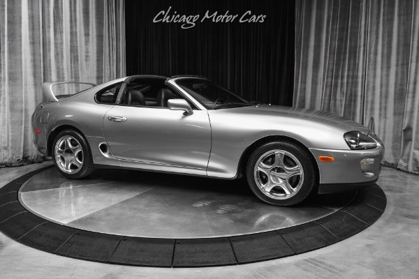 Used 1998 Toyota Supra Turbo 6 Speed Manual Transmission Completely Stock Quick Silver Metallic for sale Sold at Chicago Motor Cars in West Chicago IL 60185 6