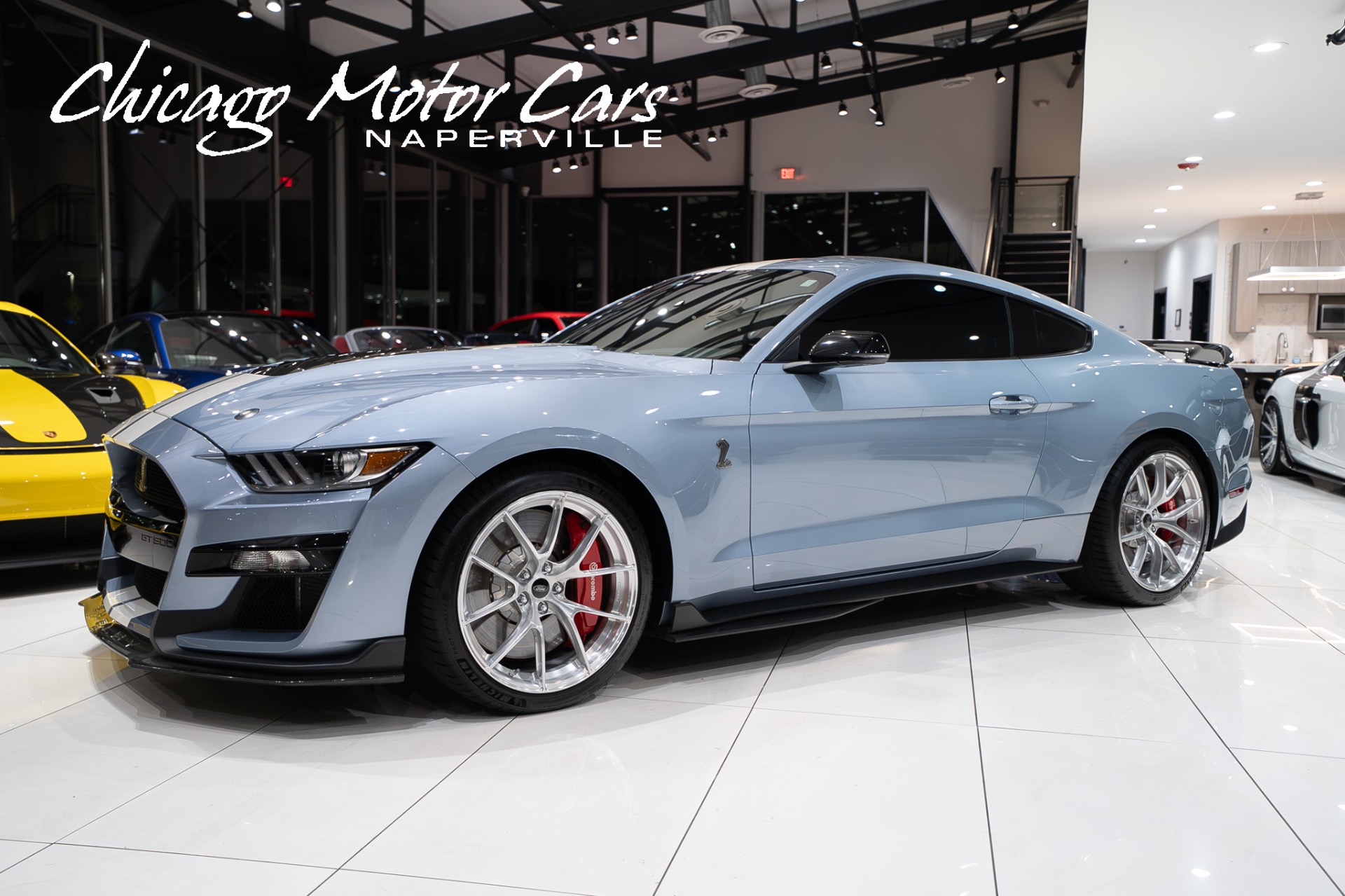 Used 2022 Ford Mustang Shelby GT500 Heritage Edition ONLY 14k Miles Painted Stripes Comfort Seats for sale Sold at Chicago Motor Cars in West Chicago IL 60185 1