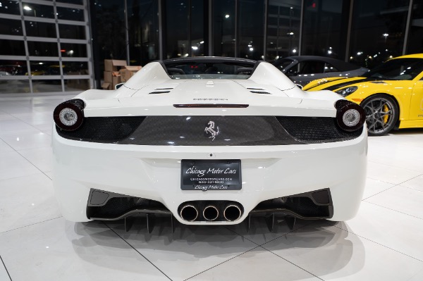 Used 2013 Ferrari 458 Spider Racing Seats Carbon Driver Zone LOW Miles TONS of Service Records LOADED for sale $419,800 at Chicago Motor Cars in West Chicago IL 60185 4