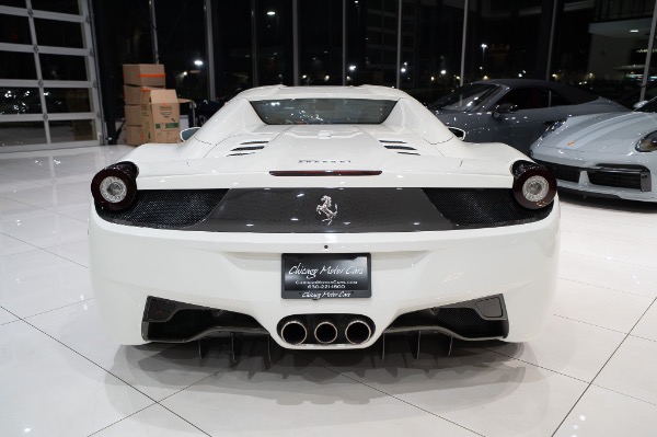 Used 2013 Ferrari 458 Spider Racing Seats Carbon Driver Zone LOW Miles TONS of Service Records LOADED for sale $419,800 at Chicago Motor Cars in West Chicago IL 60185 5