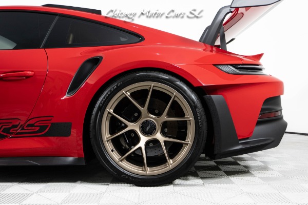 Used 2025 Porsche 911 GT3 RS Weissach PCCBs Magnesium Wheels Only 2K Miles Full PPF Front Lift for sale Sold at Chicago Motor Cars in West Chicago IL 60185 4