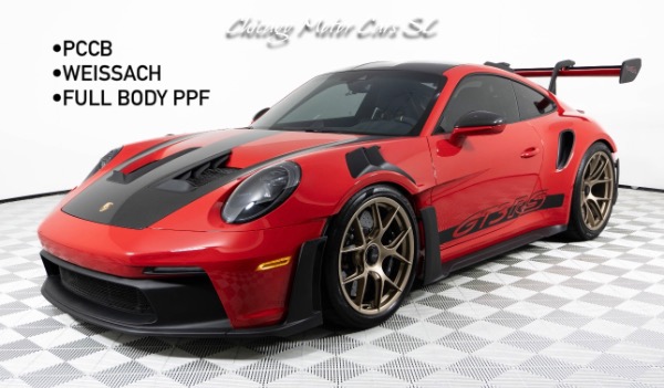 Used 2025 Porsche 911 GT3 RS Weissach PCCBs Magnesium Wheels Only 2K Miles Full PPF Front Lift for sale Sold at Chicago Motor Cars in West Chicago IL 60185 1