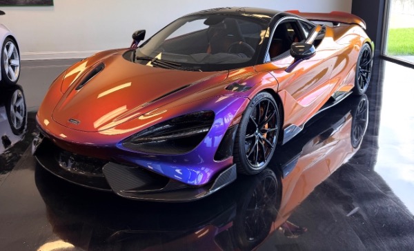 Used 2021 McLaren 765LT Ultra-Rare $48K MSO Cerberus Pearl Finish Tons of Carbon Fiber Inside & Out for sale Sold at Chicago Motor Cars in West Chicago IL 60185 1