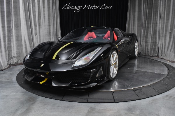 Used 2016 Ferrari 488 Spider Pista Package Axle Lifter Carbon Fiber Everywhere Anrky Wheels Exhaust for sale $435,800 at Chicago Motor Cars in West Chicago IL 60185 3