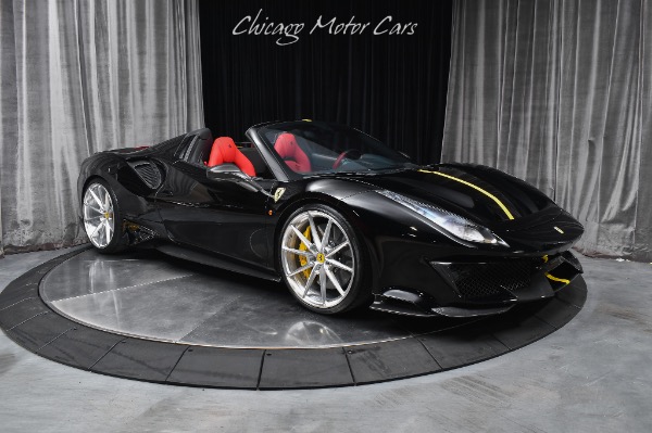 Used 2016 Ferrari 488 Spider Pista Package Axle Lifter Carbon Fiber Everywhere Anrky Wheels Exhaust for sale $435,800 at Chicago Motor Cars in West Chicago IL