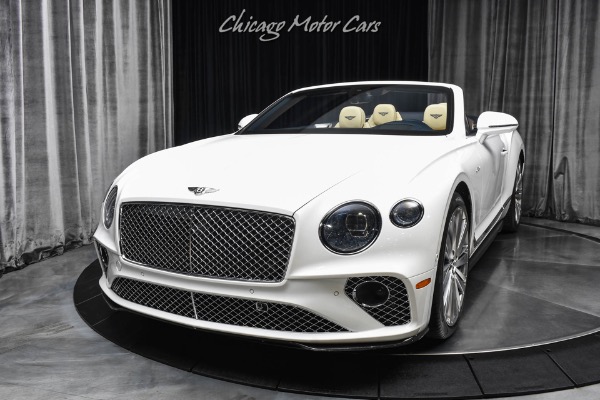Used 2021 Bentley Continental GTC Speed Convertible Carbon Fiber Exterior Trim Rotating Display MSRP $337,375+ for sale Sold at Chicago Motor Cars in West Chicago IL 60185 2