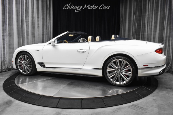 Used 2021 Bentley Continental GTC Speed Convertible Carbon Fiber Exterior Trim Rotating Display MSRP $337,375+ for sale Sold at Chicago Motor Cars in West Chicago IL 60185 3