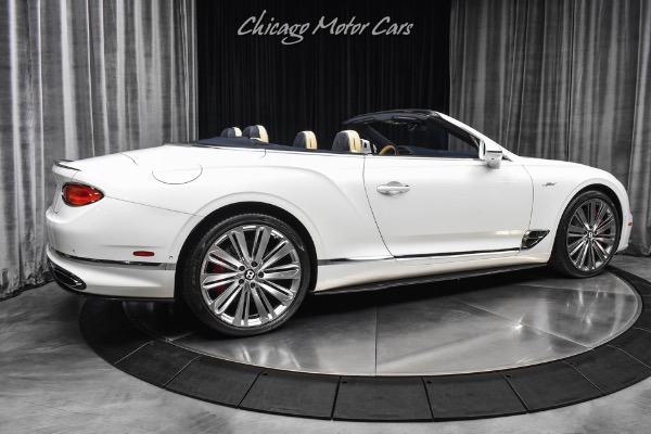 Used 2021 Bentley Continental GTC Speed Convertible Carbon Fiber Exterior Trim Rotating Display MSRP $337,375+ for sale Sold at Chicago Motor Cars in West Chicago IL 60185 5