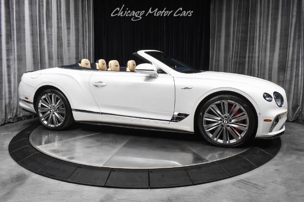 Used 2021 Bentley Continental GTC Speed Convertible Carbon Fiber Exterior Trim Rotating Display MSRP $337,375+ for sale Sold at Chicago Motor Cars in West Chicago IL 60185 6
