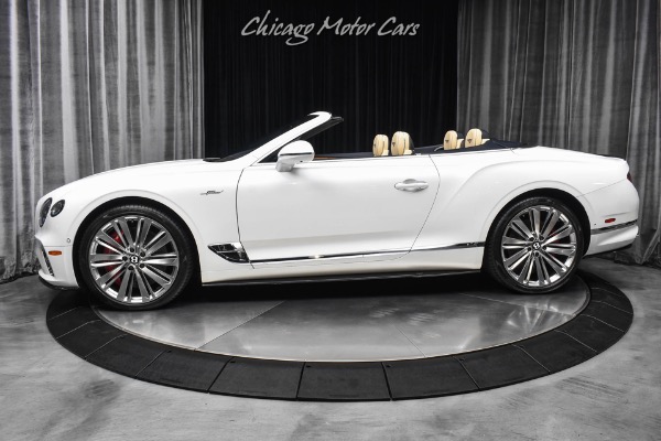 Used 2021 Bentley Continental GTC Speed Convertible Carbon Fiber Exterior Trim Rotating Display MSRP $337,375+ for sale Sold at Chicago Motor Cars in West Chicago IL 60185 1