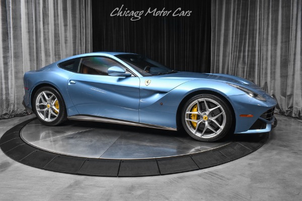 Used 2017 Ferrari F12 Berlinetta MSRP $440k+ Rare Azzuro California / Blue/Beige Leather Collector Quality for sale Sold at Chicago Motor Cars in West Chicago IL 60185 6