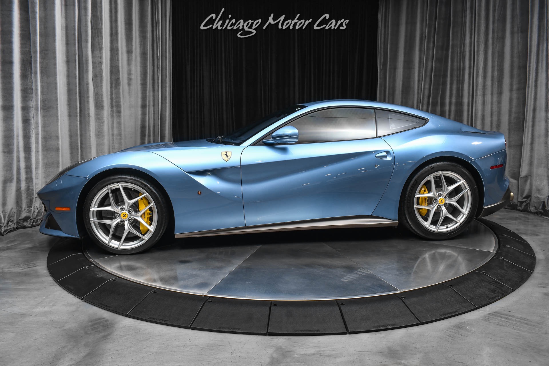 Used 2017 Ferrari F12 Berlinetta MSRP $440k+ Rare Azzuro California / Blue/Beige Leather Collector Quality for sale Sold at Chicago Motor Cars in West Chicago IL 60185 1