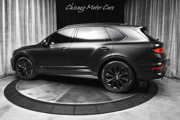 Used 2021 Bentley Bentayga V8 SUV First Edition Blackline Specification Full Stealth PPF LOADED for sale $119,800 at Chicago Motor Cars in West Chicago IL 60185 3