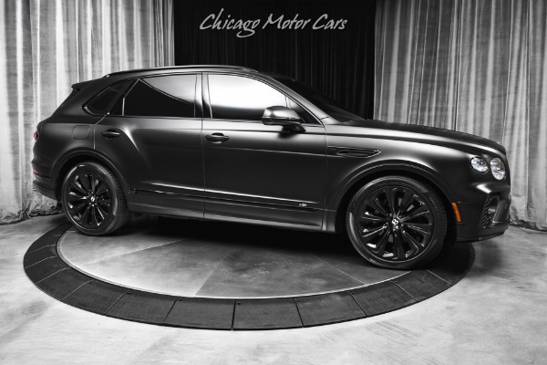 Used 2021 Bentley Bentayga V8 SUV First Edition Blackline Specification Full Stealth PPF LOADED for sale $119,800 at Chicago Motor Cars in West Chicago IL 60185 6