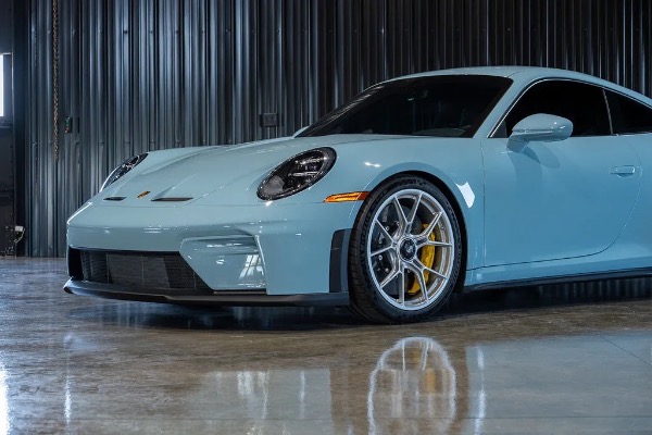 Used 2026 Porsche 911 GT3 Touring RARE PTS Meissen Blue ONLY 56 Miles 6-Spd Manual Bucket Seats for sale Sold at Chicago Motor Cars in West Chicago IL 60185 5