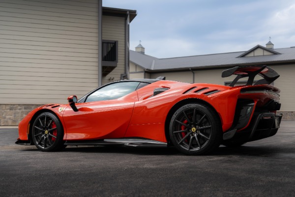 Used 2025 Ferrari SF90 XX Stradale Coupe Rosso Dino Carbon Fiber Everywhere! HARD LOADED! Racing Livery! for sale Sold at Chicago Motor Cars in West Chicago IL 60185 4