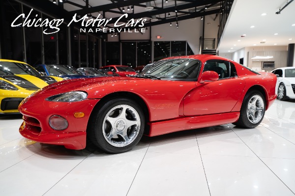 Used 1997 Dodge Viper GTS Coupe V10 8.0L 6 Speed Collector Quality 1 of 540 in Viper Red for sale $97,800 at Chicago Motor Cars in West Chicago IL 60185 1