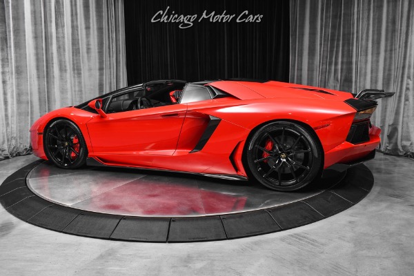 Used 2015 Lamborghini Aventador Roadster LP 700-4 Exterior Carbon Msrp $542k Serviced Loaded for sale Sold at Chicago Motor Cars in West Chicago IL 60185 3